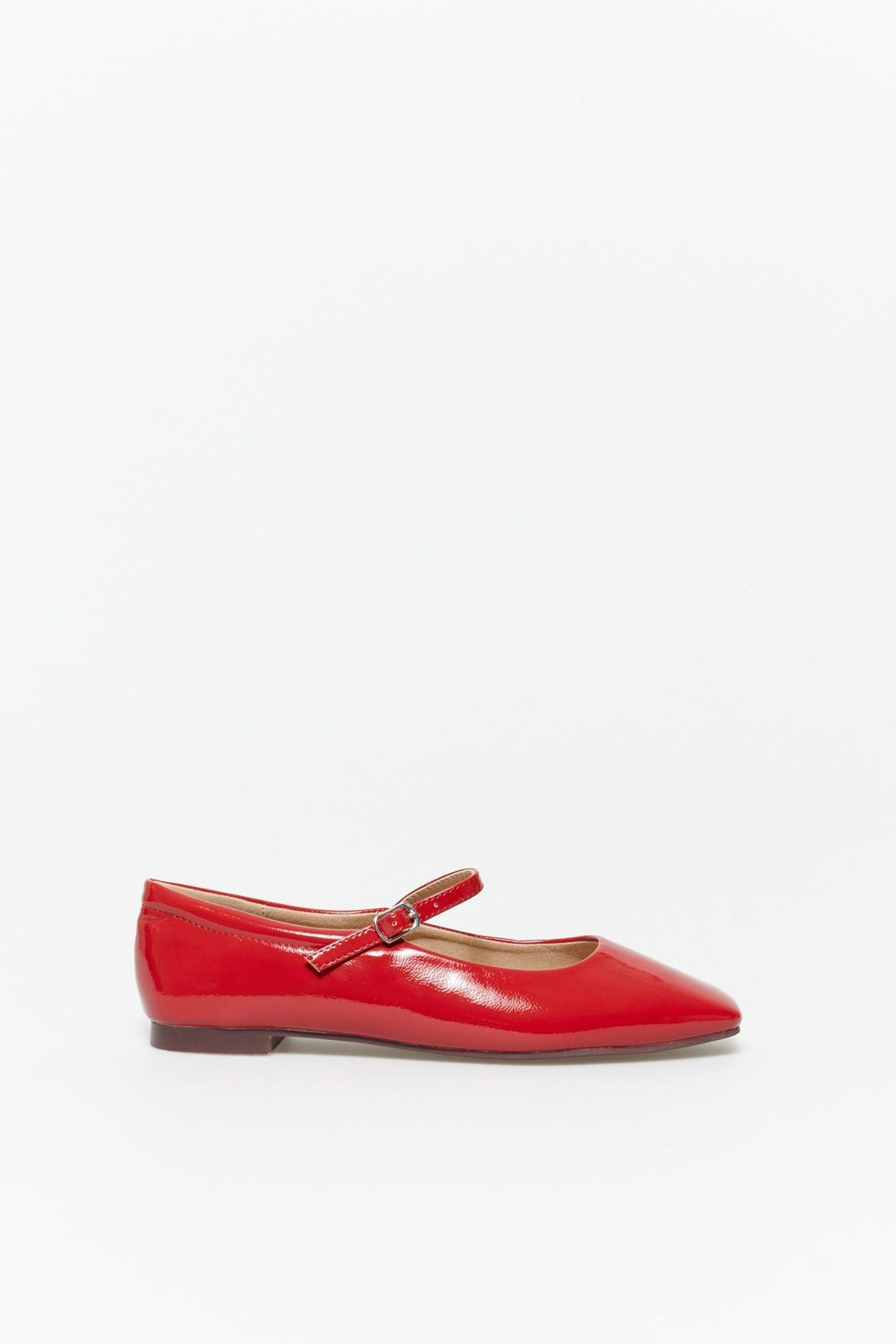 Sfera Patent Leather Espadrilles - Red 3 Shaws Department Stores
