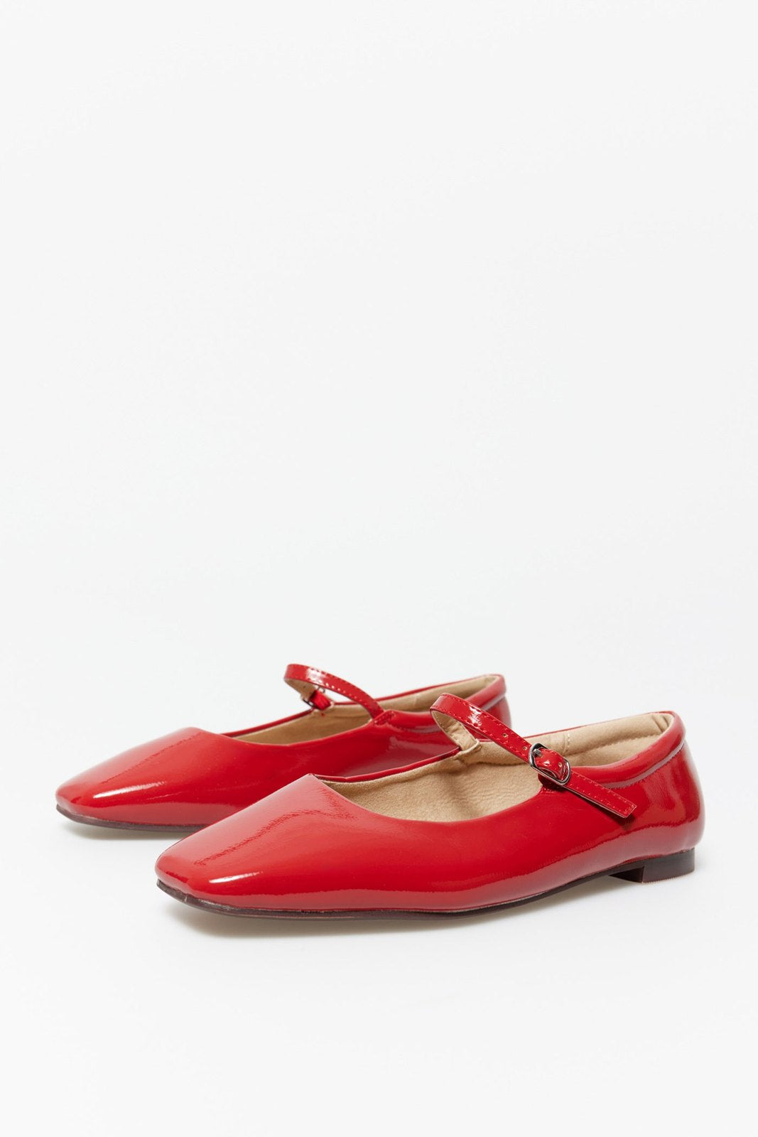 Sfera Patent Leather Espadrilles - Red 5 Shaws Department Stores