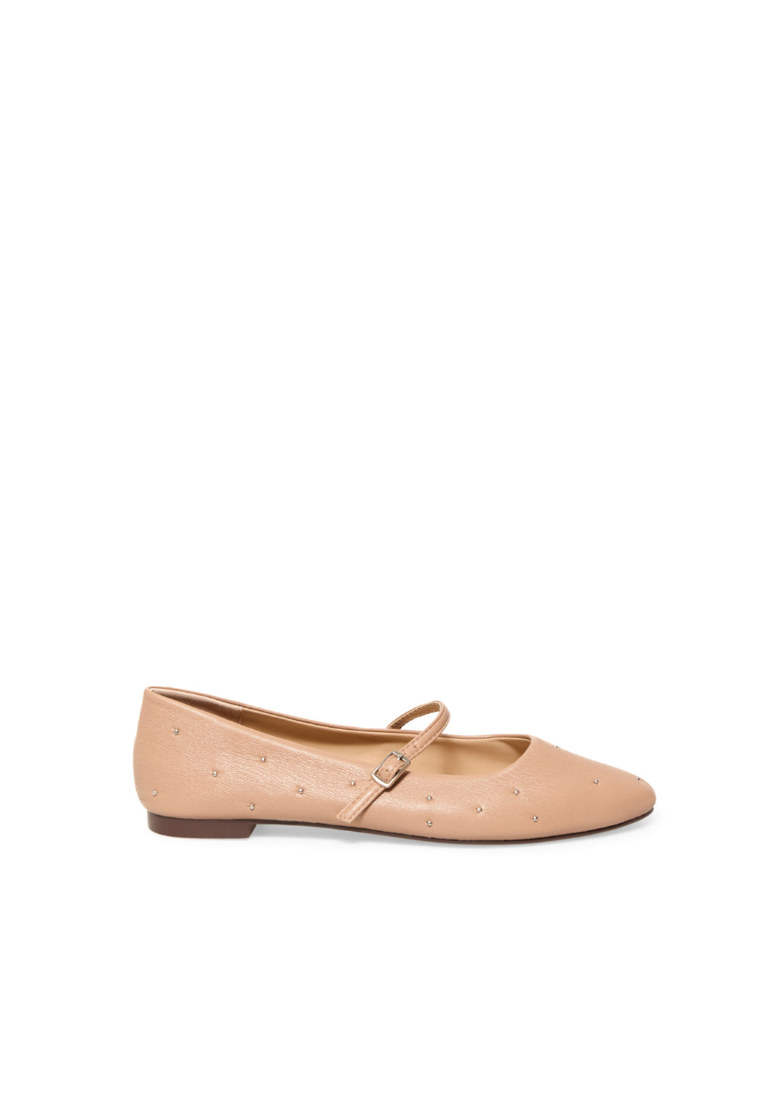 Mini Stud Mary Janes - Nude