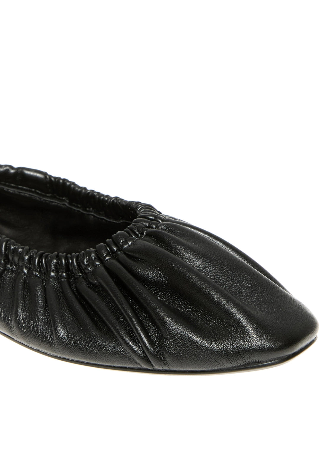 Ballerina Shoes With Wrap Around Ankle - Black