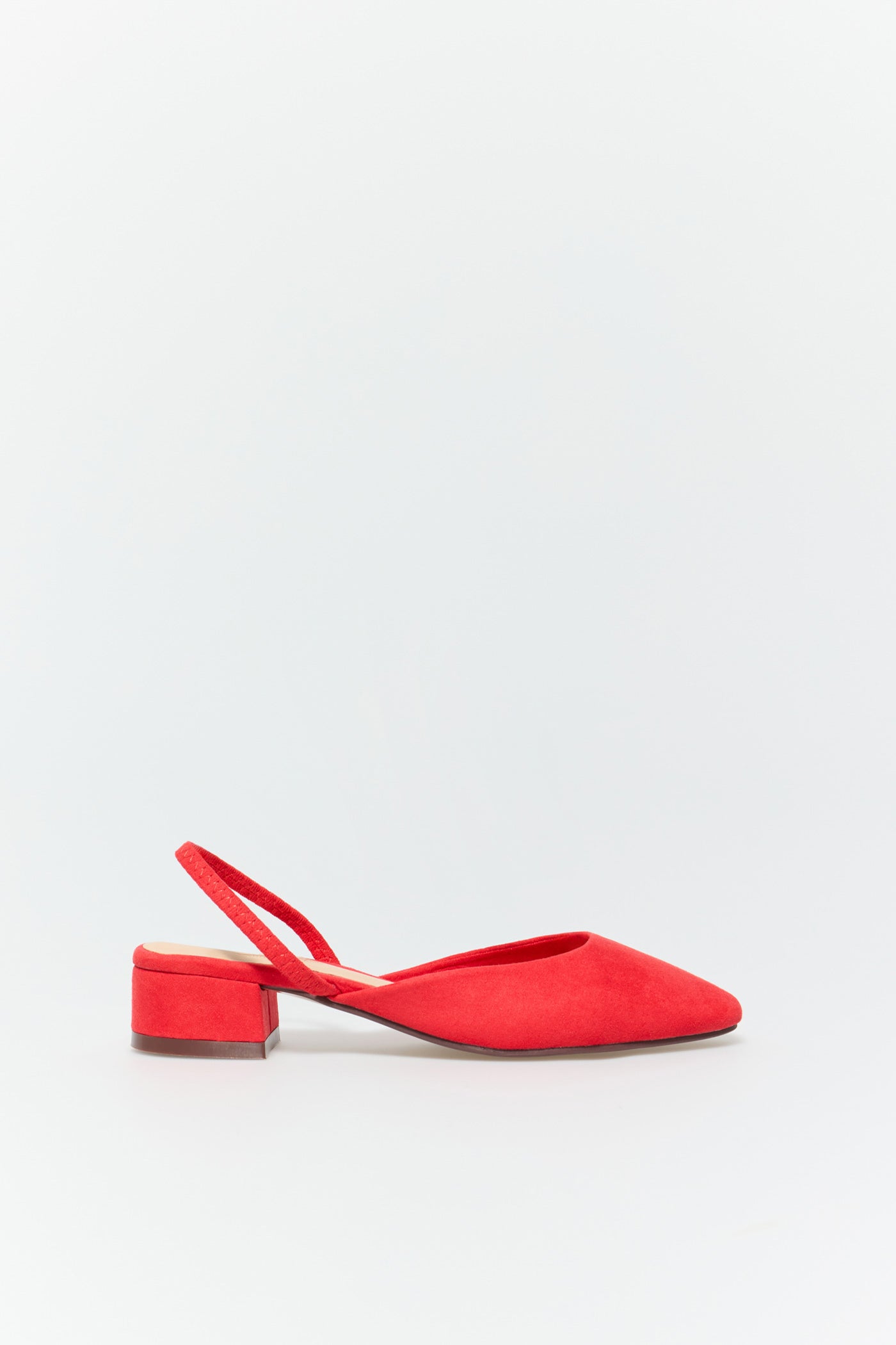 Sfera Flat Slingback Elastic - Red 1 Shaws Department Stores