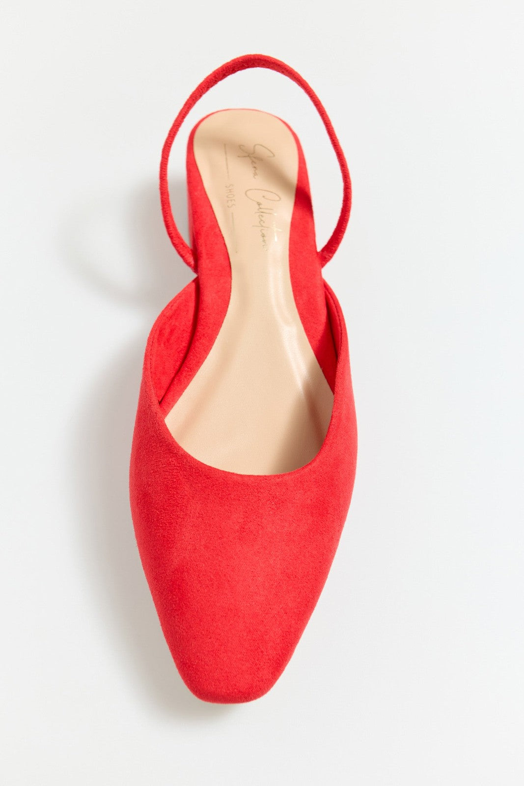 Sfera Flat Slingback Elastic - Red 3 Shaws Department Stores