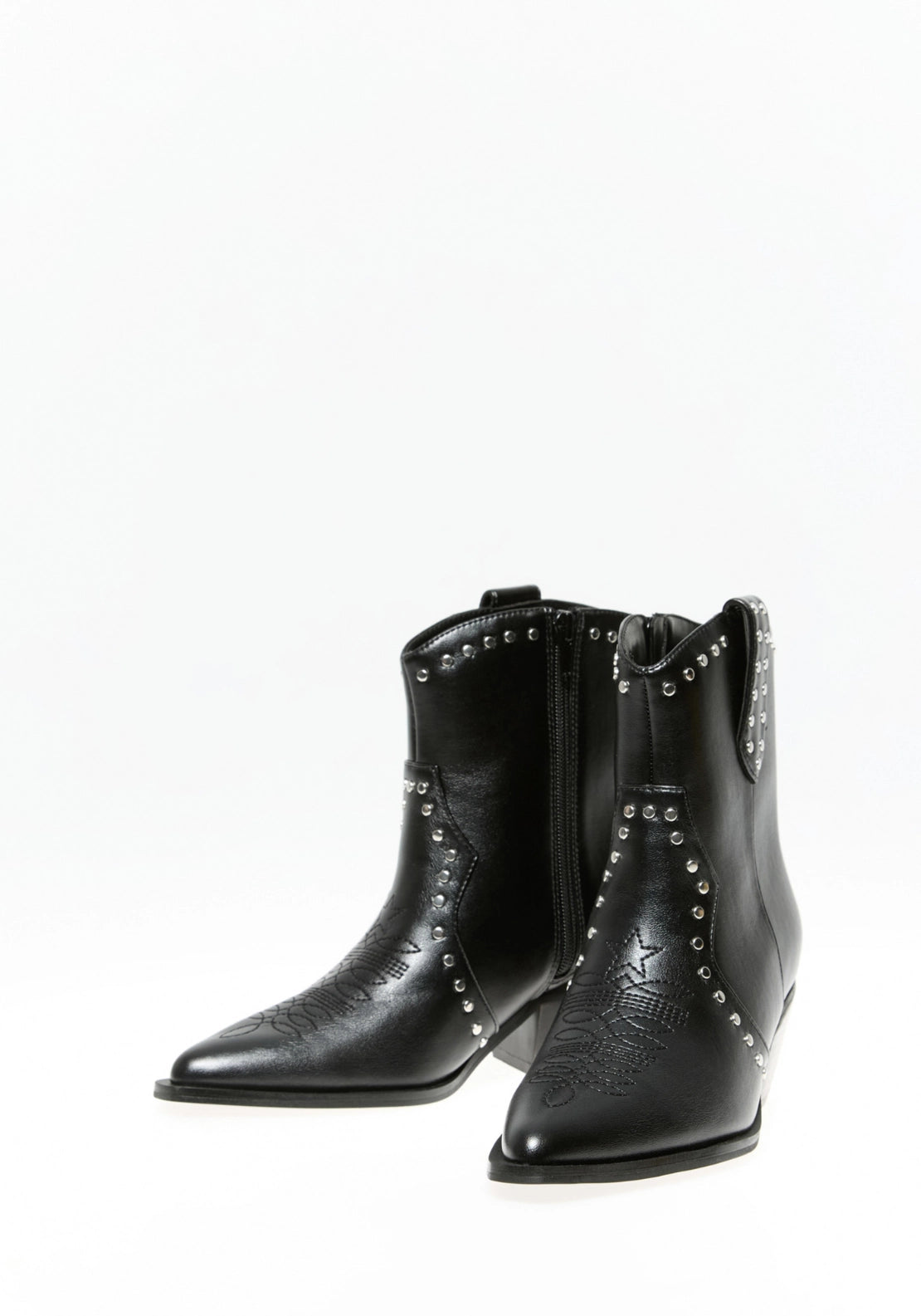 Cowboy Ankle Boot - Black