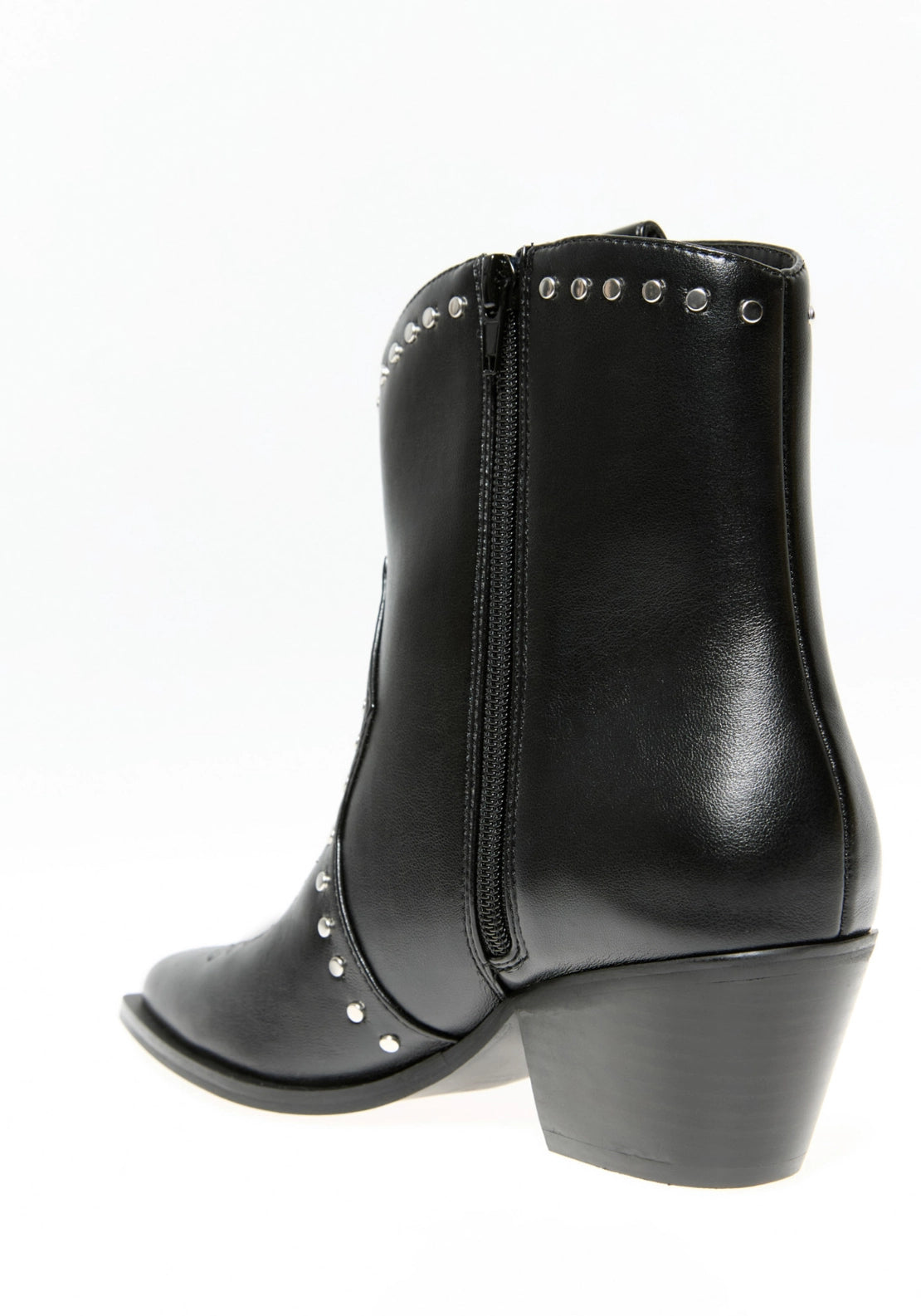 Cowboy Ankle Boot - Black