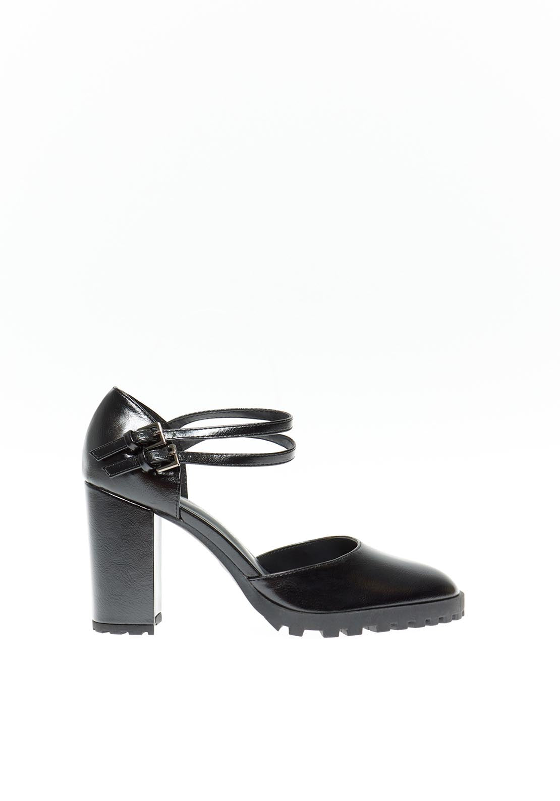 Sfera Heeled Track Cuffs - Black 2 Shaws Department Stores