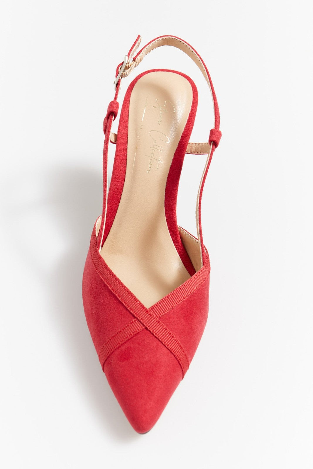 Sfera Open Gross Stiletto - Red 3 Shaws Department Stores