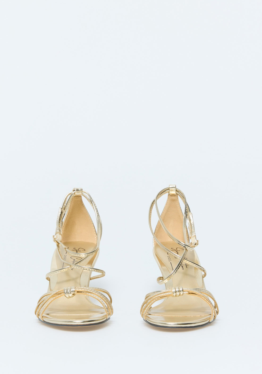 Sfera Sand Knotted Heel - Gold 5 Shaws Department Stores