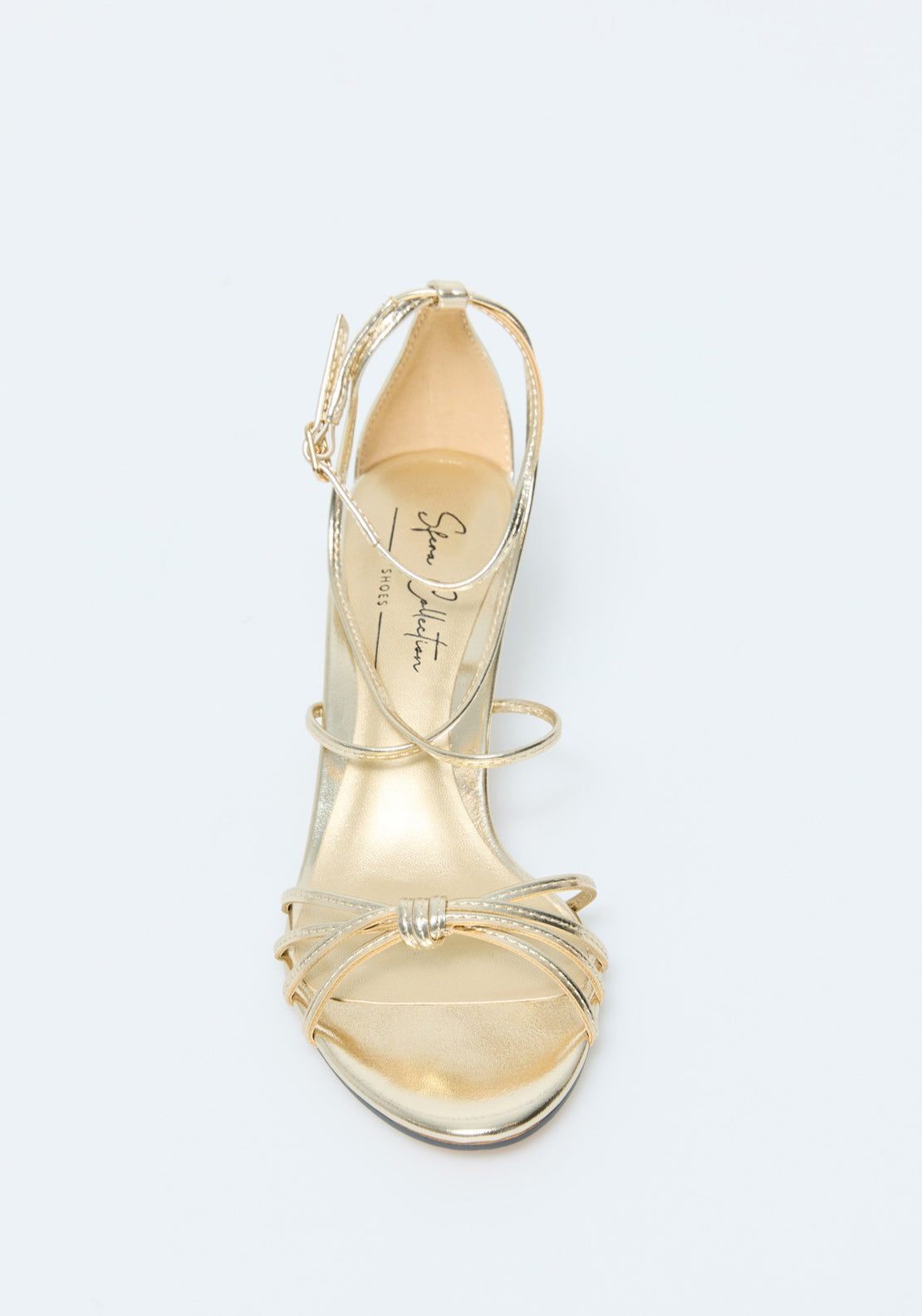Sfera Sand Knotted Heel - Gold 3 Shaws Department Stores