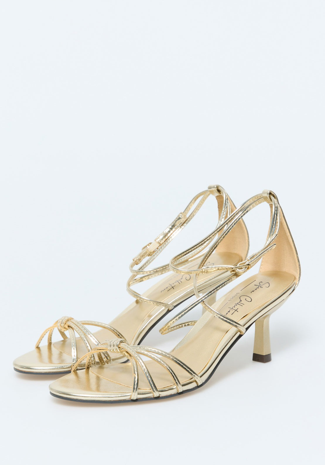Sfera Sand Knotted Heel - Gold 4 Shaws Department Stores
