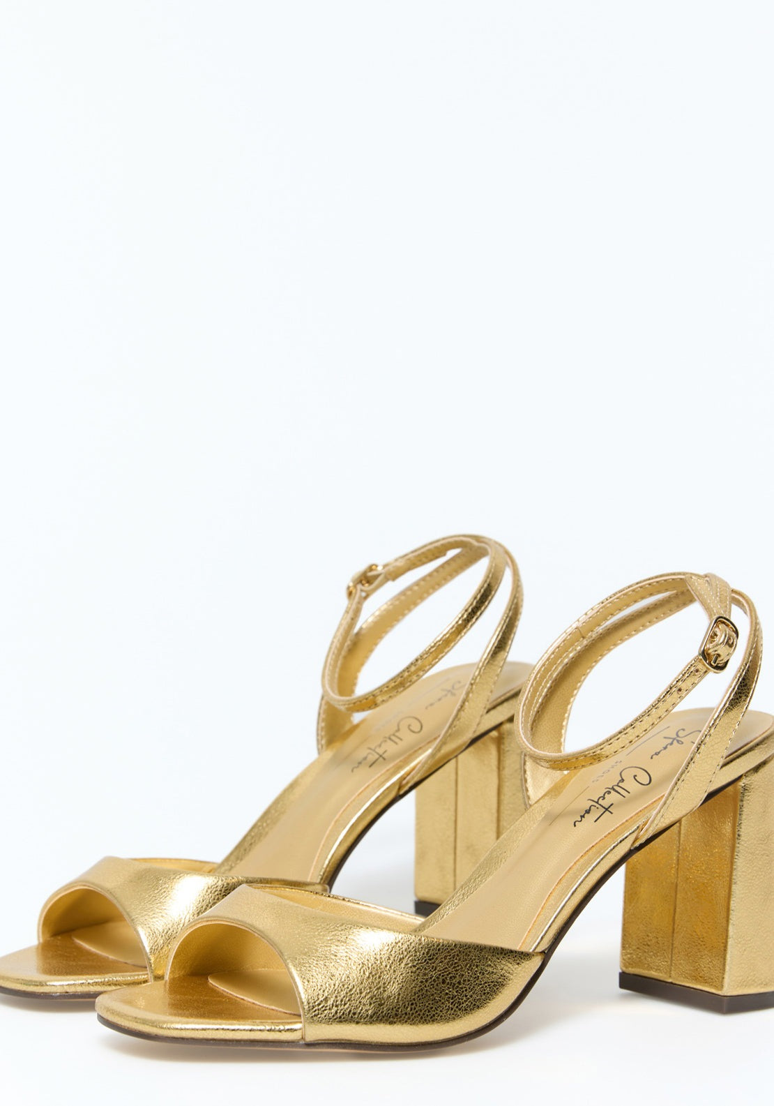 Sfera Basic Heel Sandals - Gold 4 Shaws Department Stores