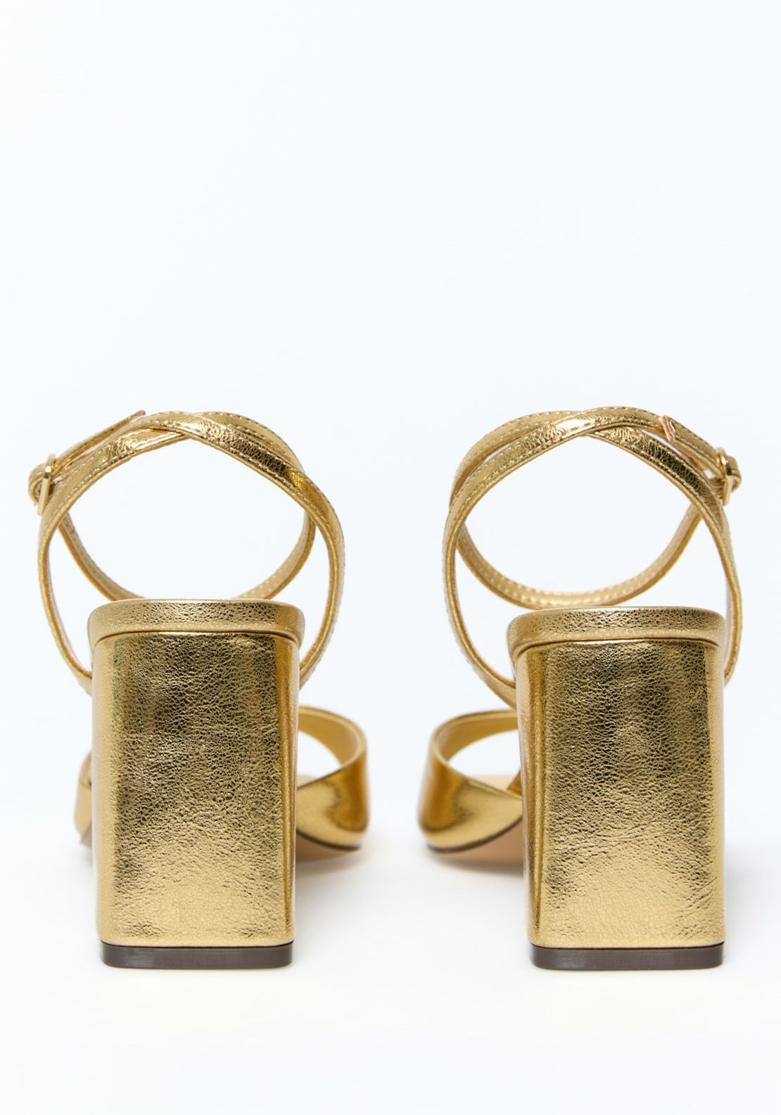 Sfera Basic Heel Sandals - Gold 2 Shaws Department Stores