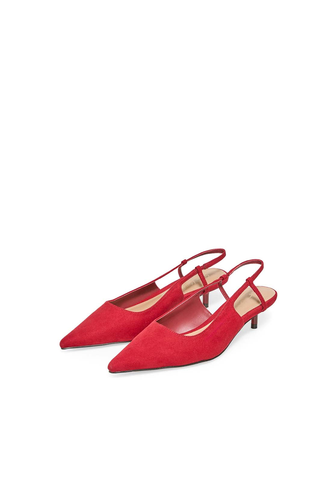 Backless Baby Heels - Red