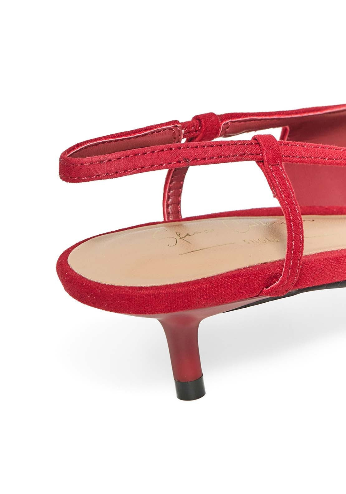 Backless Baby Heels - Red