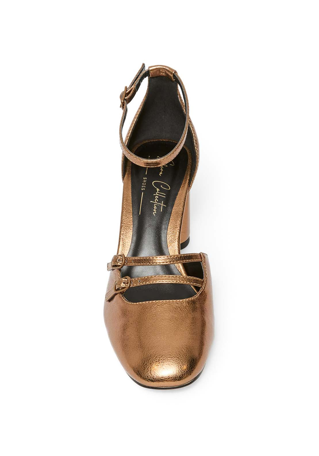 Buckled Mary Janes - Orange