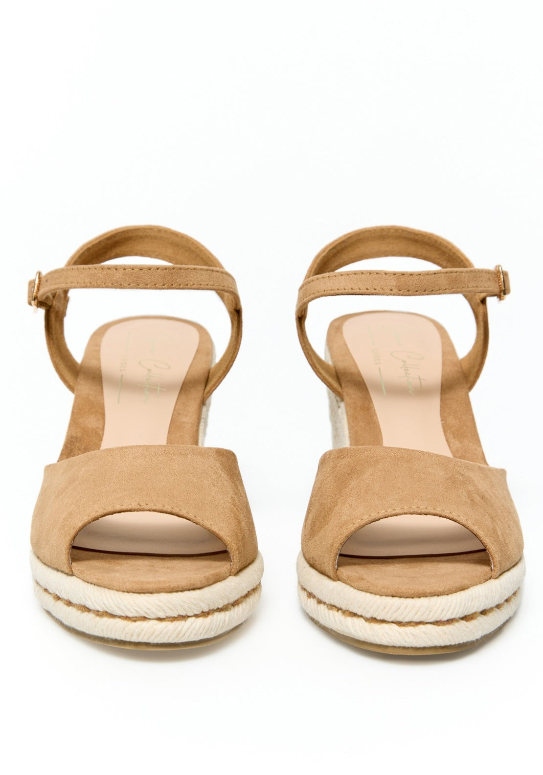 Sfera Raffia Wedge Sandal - Camel 4 Shaws Department Stores