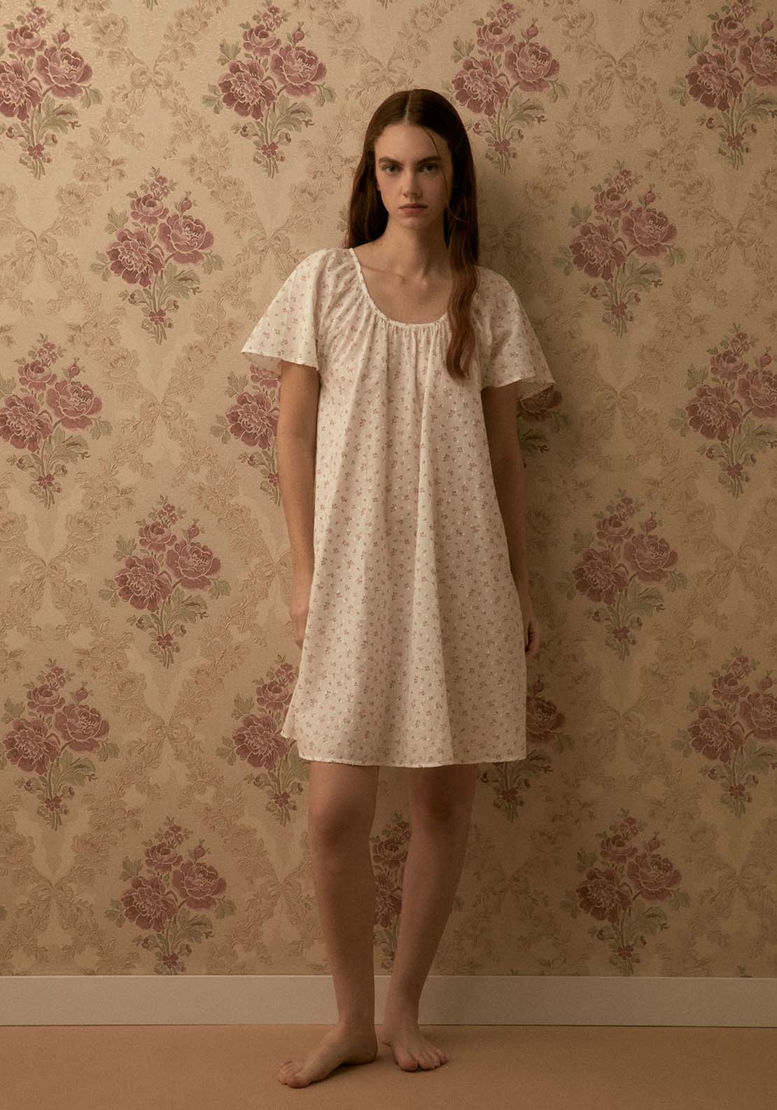 Sfera Flower Camisole - Ecru 1 Shaws Department Stores