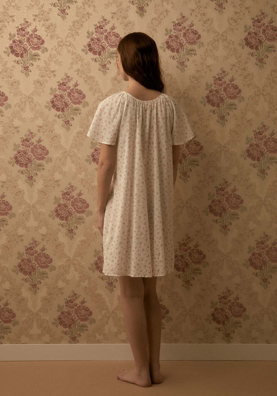 Sfera Flower Camisole - Ecru 2 Shaws Department Stores