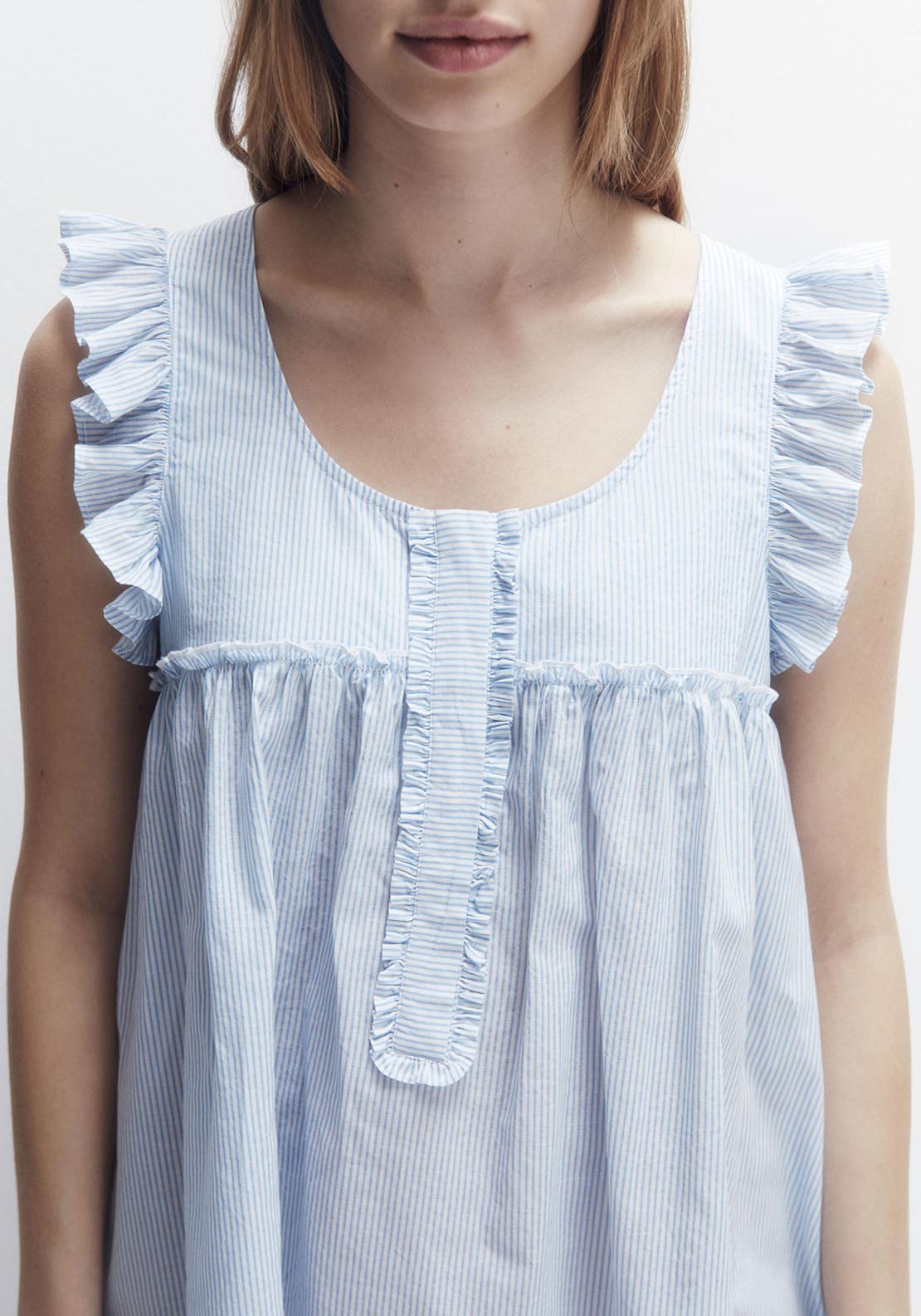 Sfera Striped Camisole - Blue Light 3 Shaws Department Stores