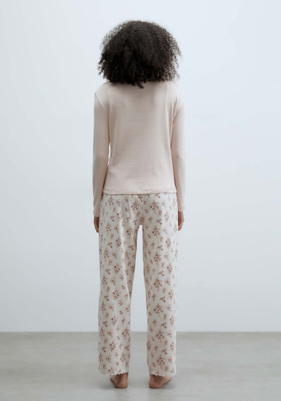 Sfera Plain Open-Knit Top - Pink Light 3 Shaws Department Stores