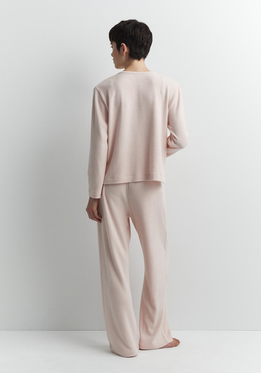 Sfera Wide-rib top - Pink 2 Shaws Department Stores