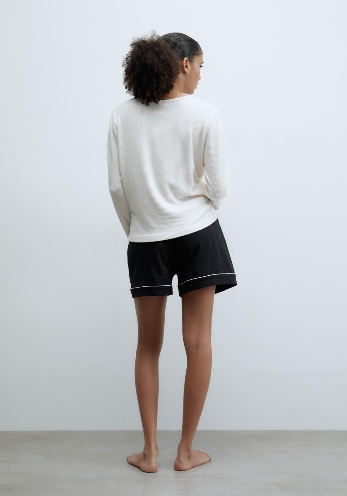 Sfera Wide-rib top - Bone 3 Shaws Department Stores