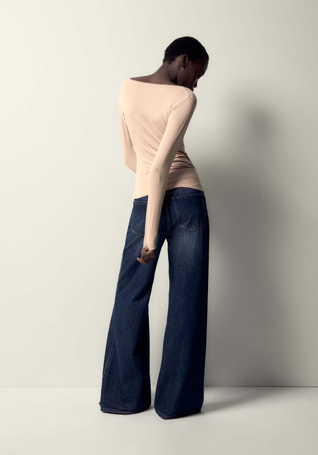 Microfibre T-Shirt - Nude