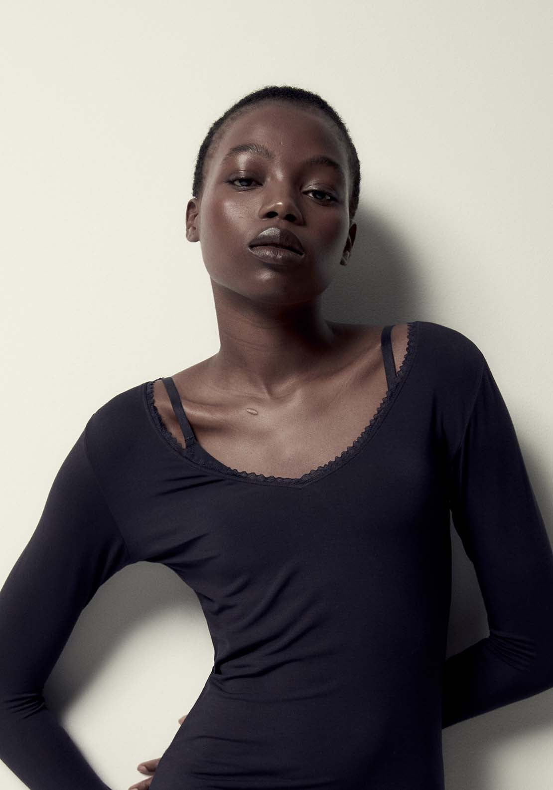 Microfibre T-Shirt - Black