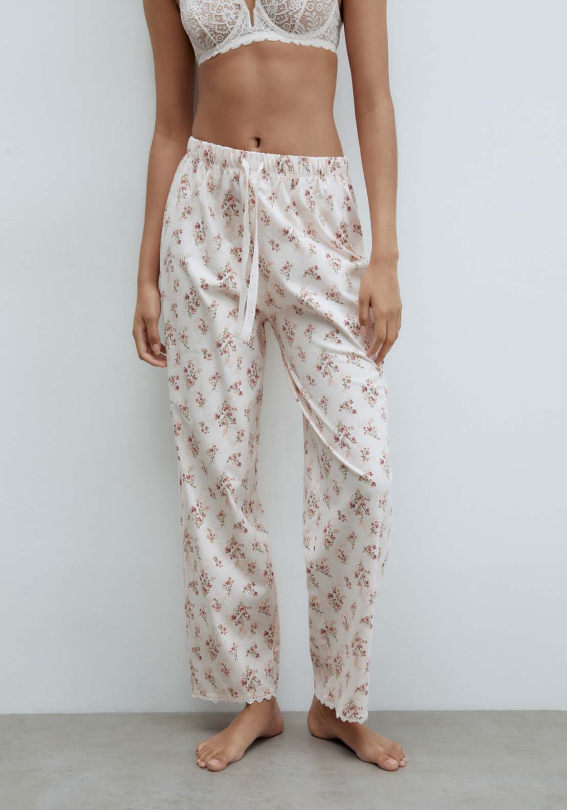 Sfera Flowers Trousers - Pink 4 Shaws Department Stores