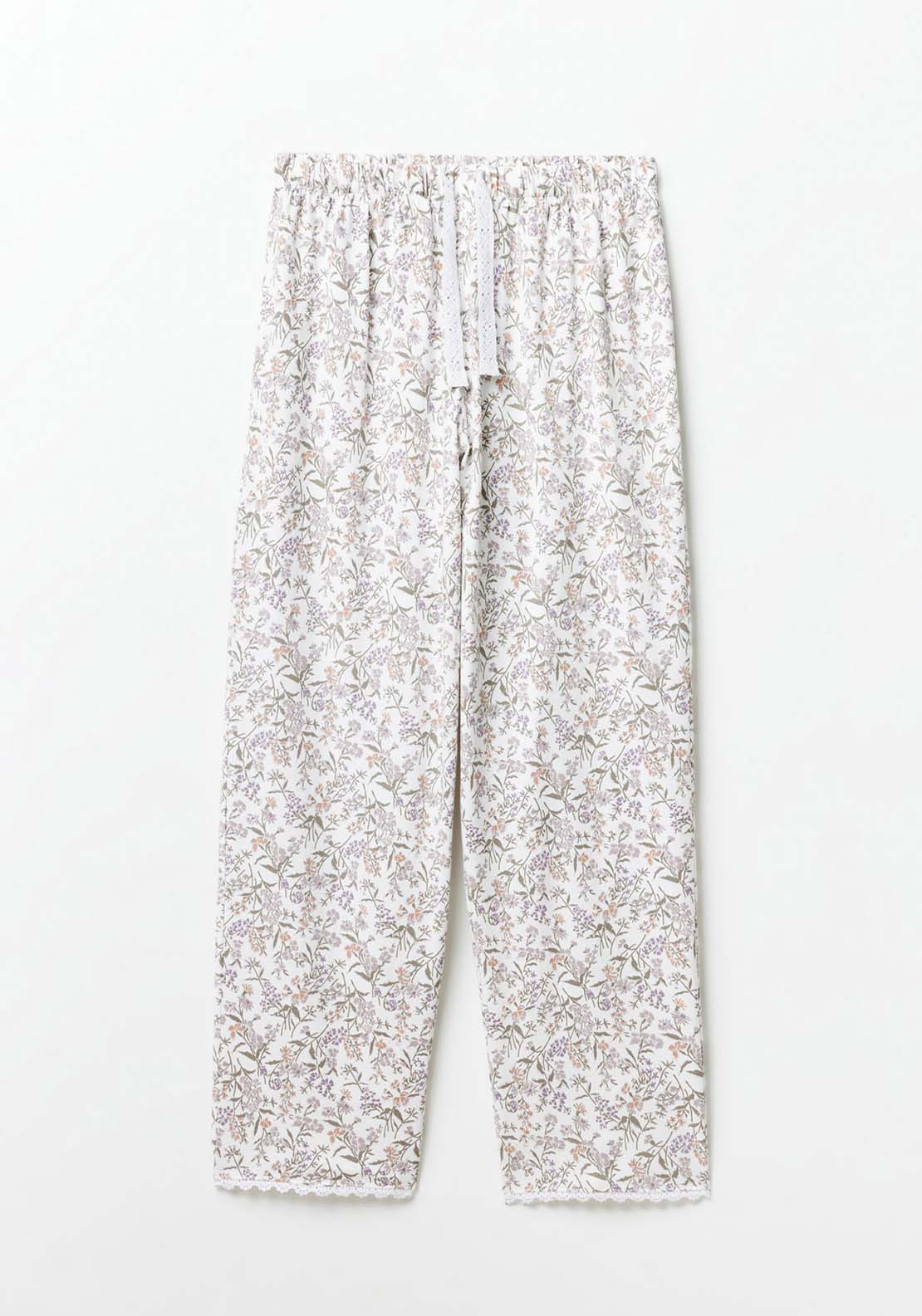 Sfera Flowers Trousers - Grey 2 Shaws Department Stores