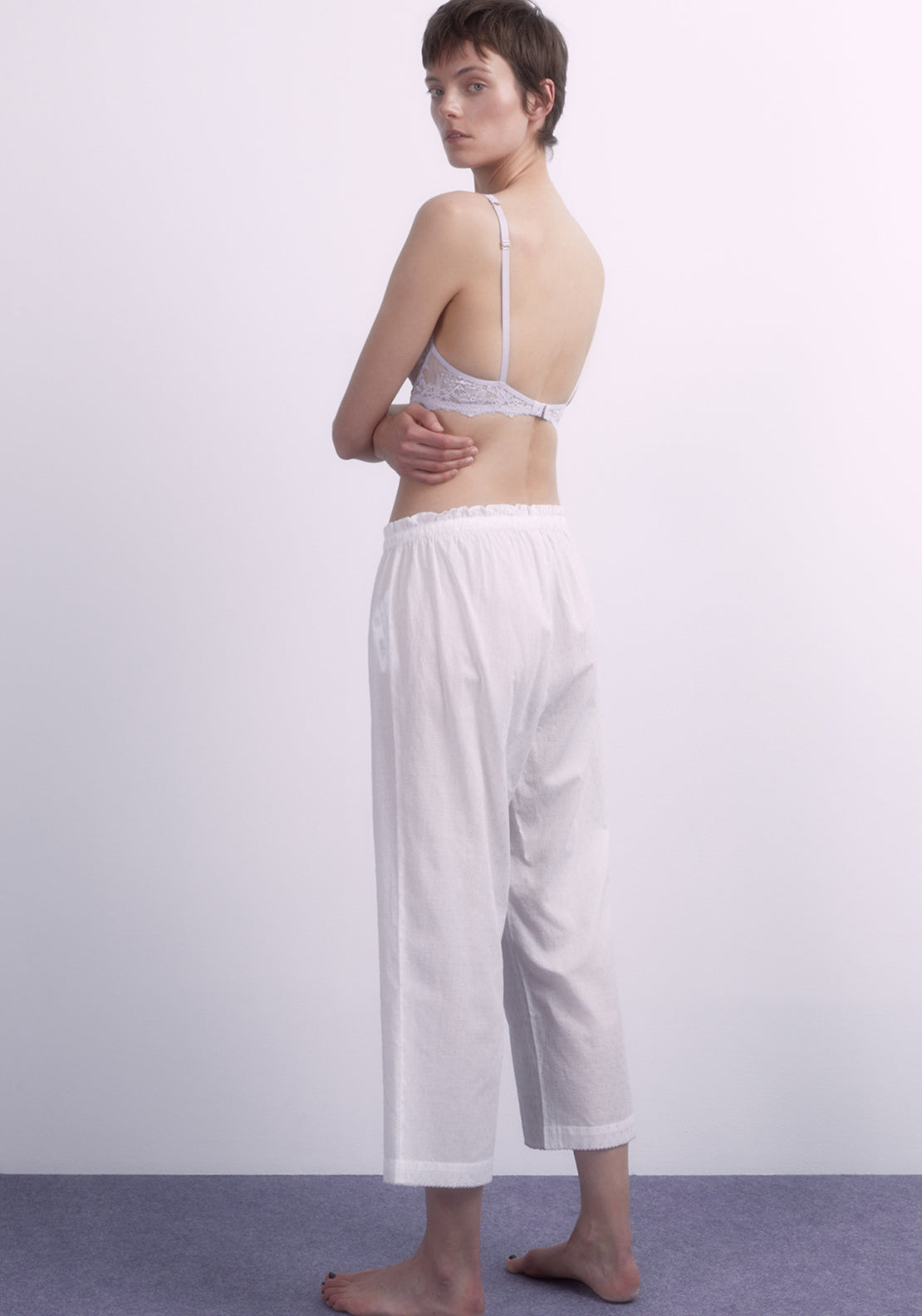 Sfera Plumetis trousers - Lilac 4 Shaws Department Stores