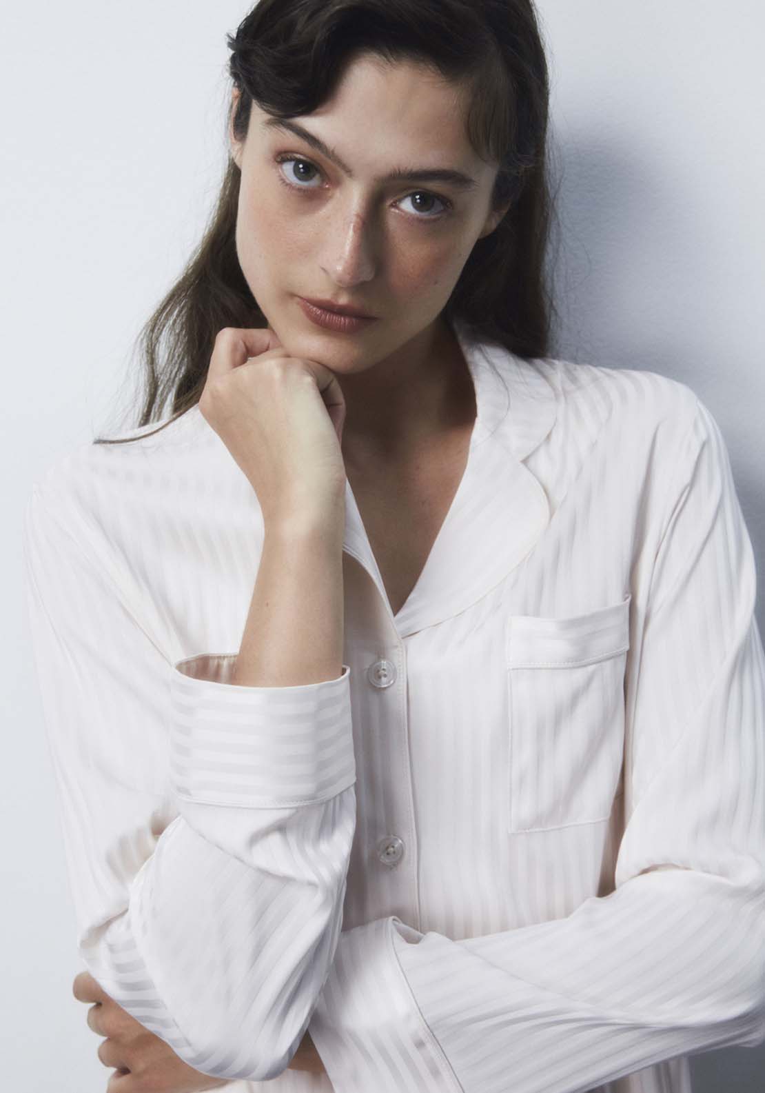Sfera Rib-Knit Pyjamas - Bone 2 Shaws Department Stores
