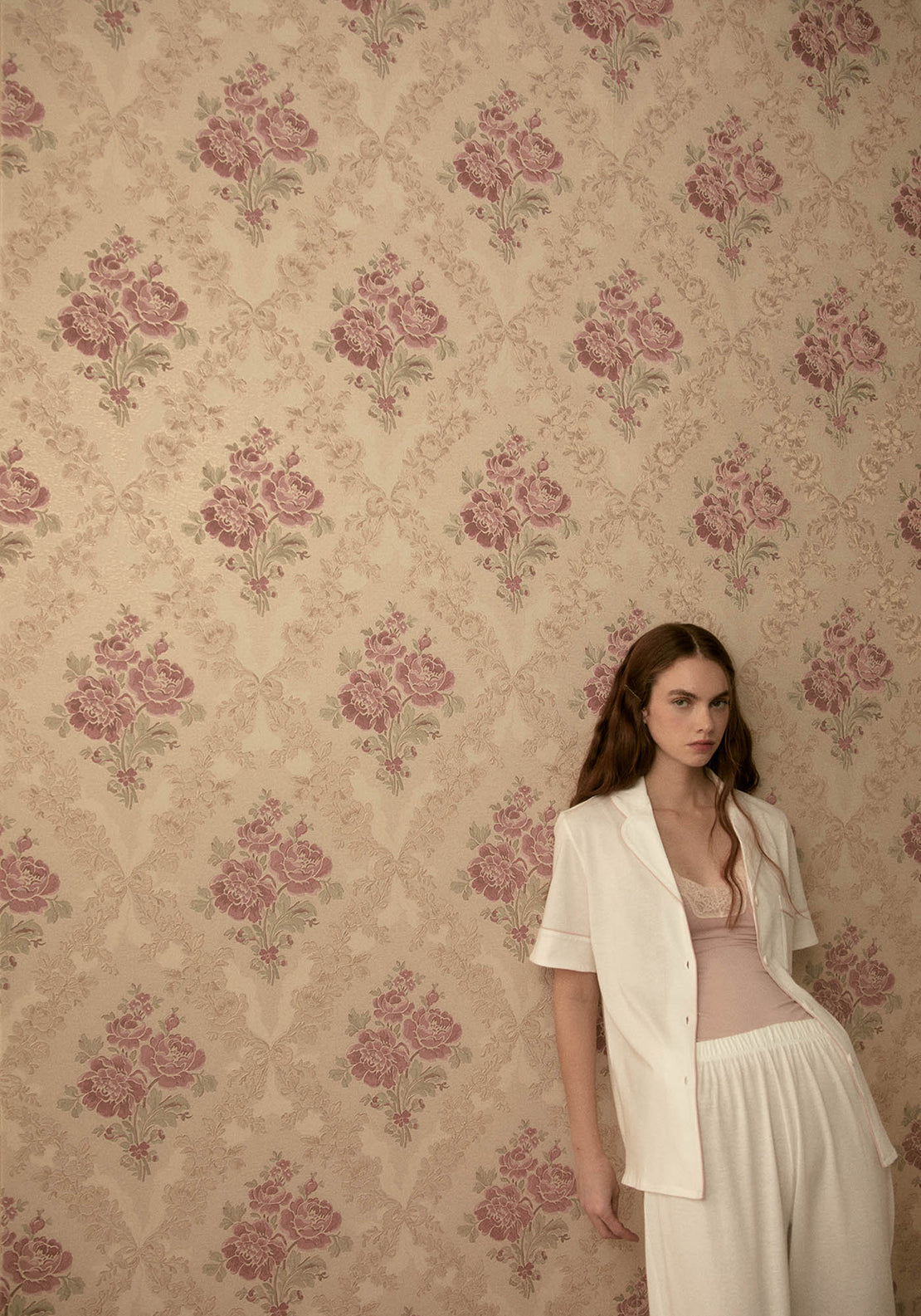 Sfera Plain capri pyjama set - Ecru 4 Shaws Department Stores
