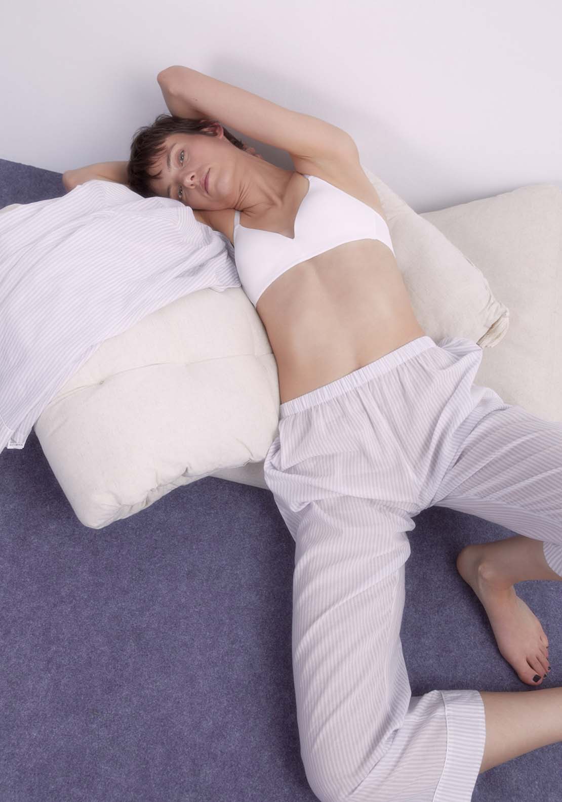 Sfera Striped Pyjama Set - Lilac 4 Shaws Department Stores