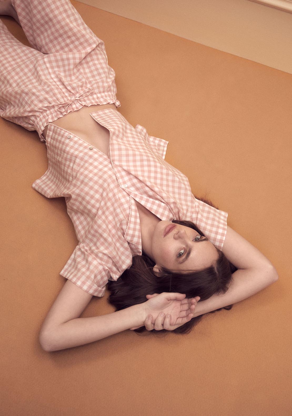 Sfera Gingham Pyjamas - Pink Light 3 Shaws Department Stores
