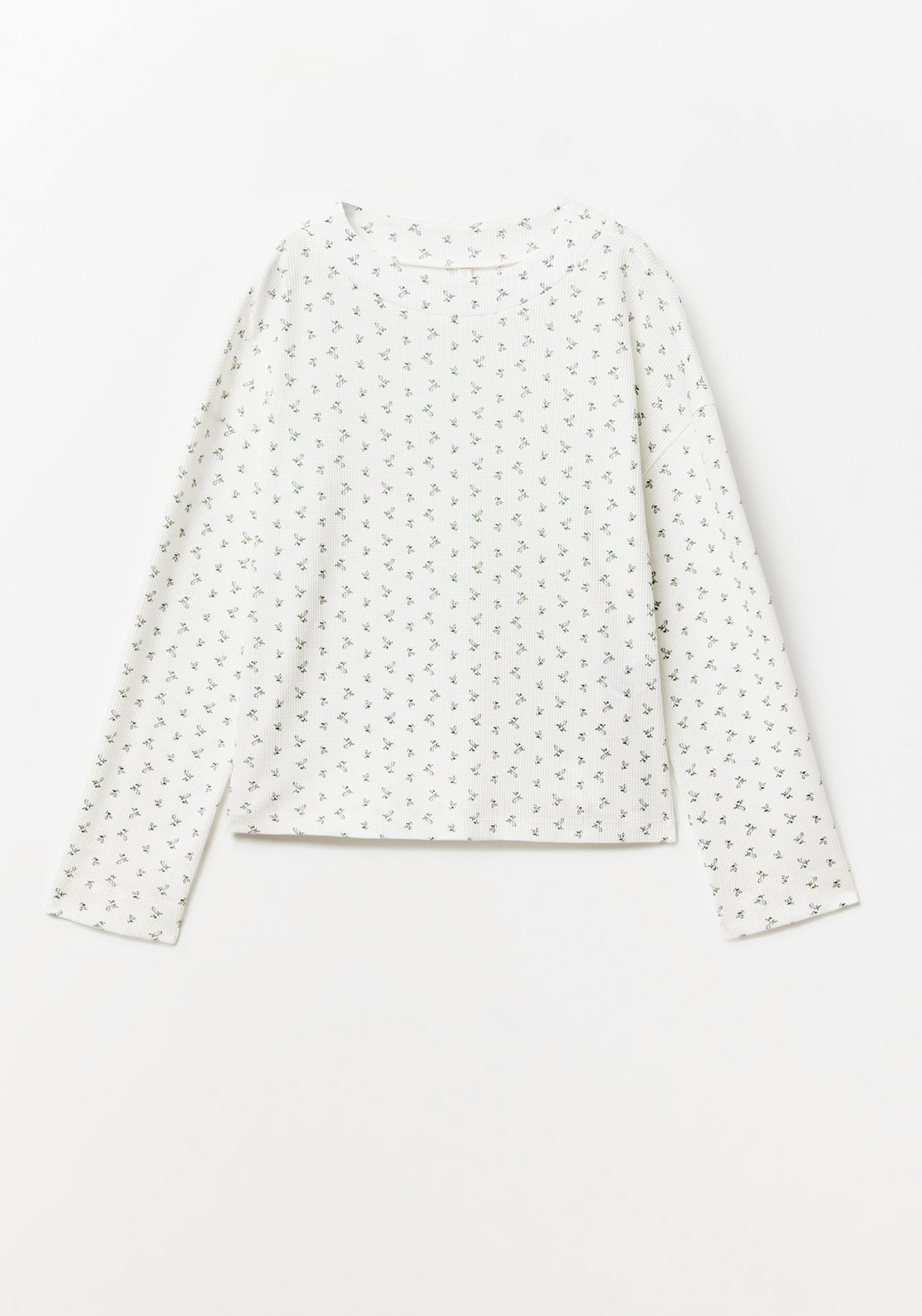 Sfera Floral waffle-weave pyjama set - Lilac 7 Shaws Department Stores