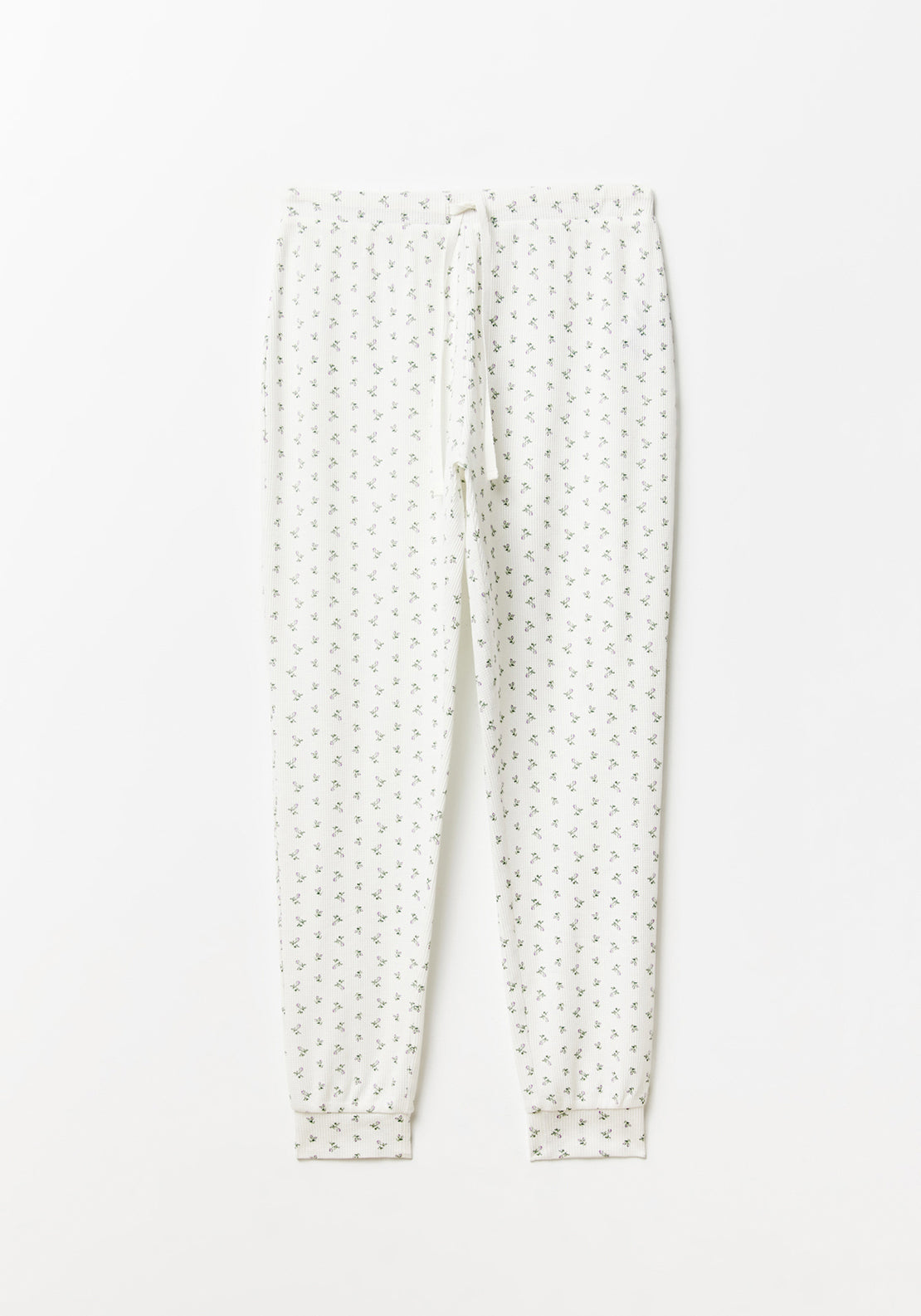 Sfera Floral waffle-weave pyjama set - Lilac 8 Shaws Department Stores