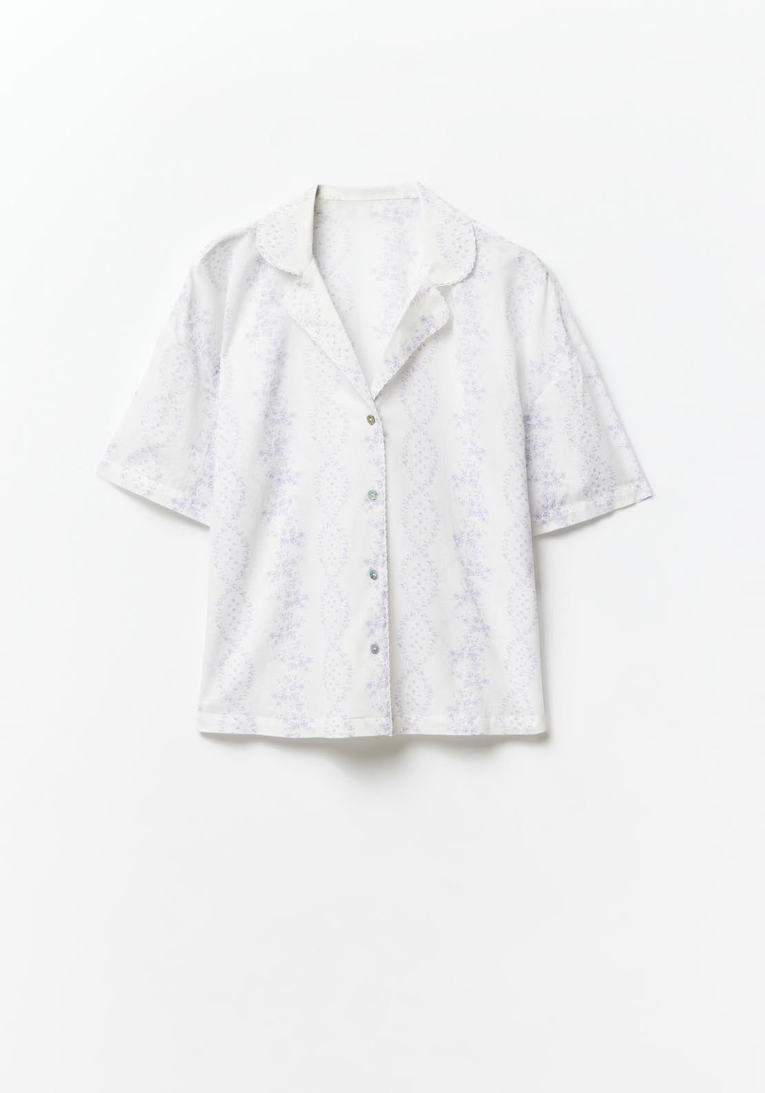 Sfera Printed Pyjama Bottom - Lilac 6 Shaws Department Stores