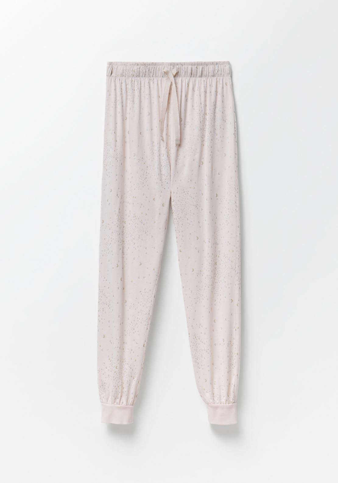 Glitter Print Pyjamas - Pink