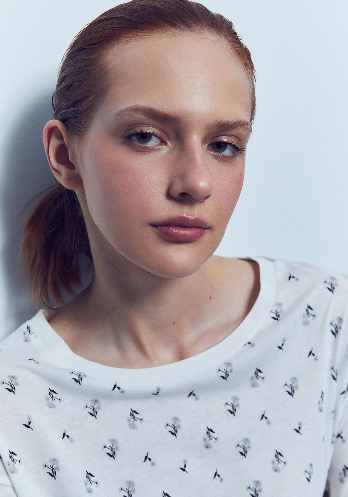 Glitter Print Pyjamas - White