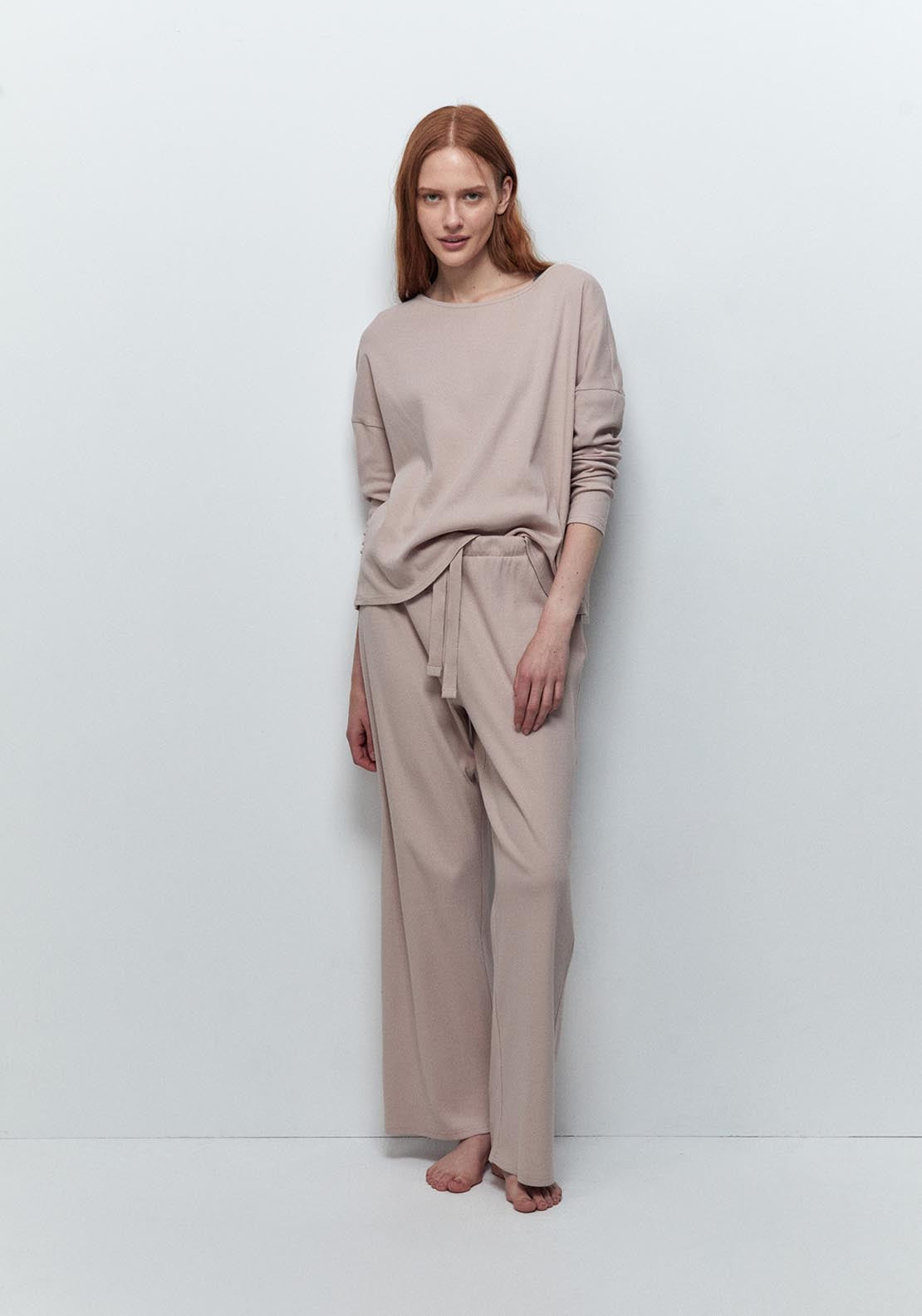 Ribbed Pyjamas - Pink