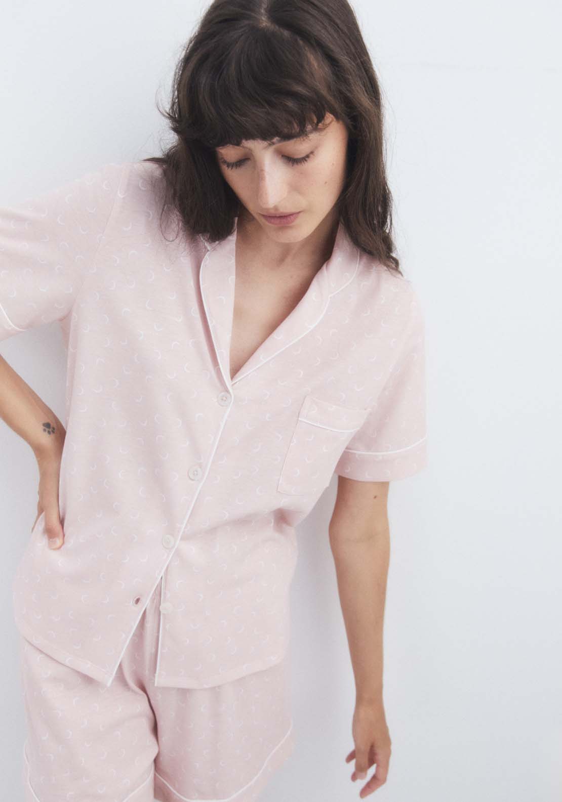 Sfera Printed Pyjamas - Pink 1 Shaws Department Stores