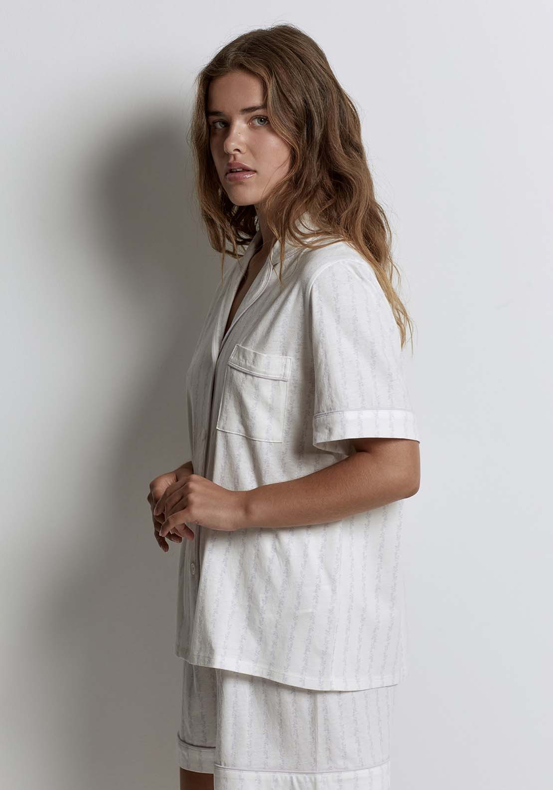 Sfera Stripes And Bouquets Pyjamas - Lilac 3 Shaws Department Stores