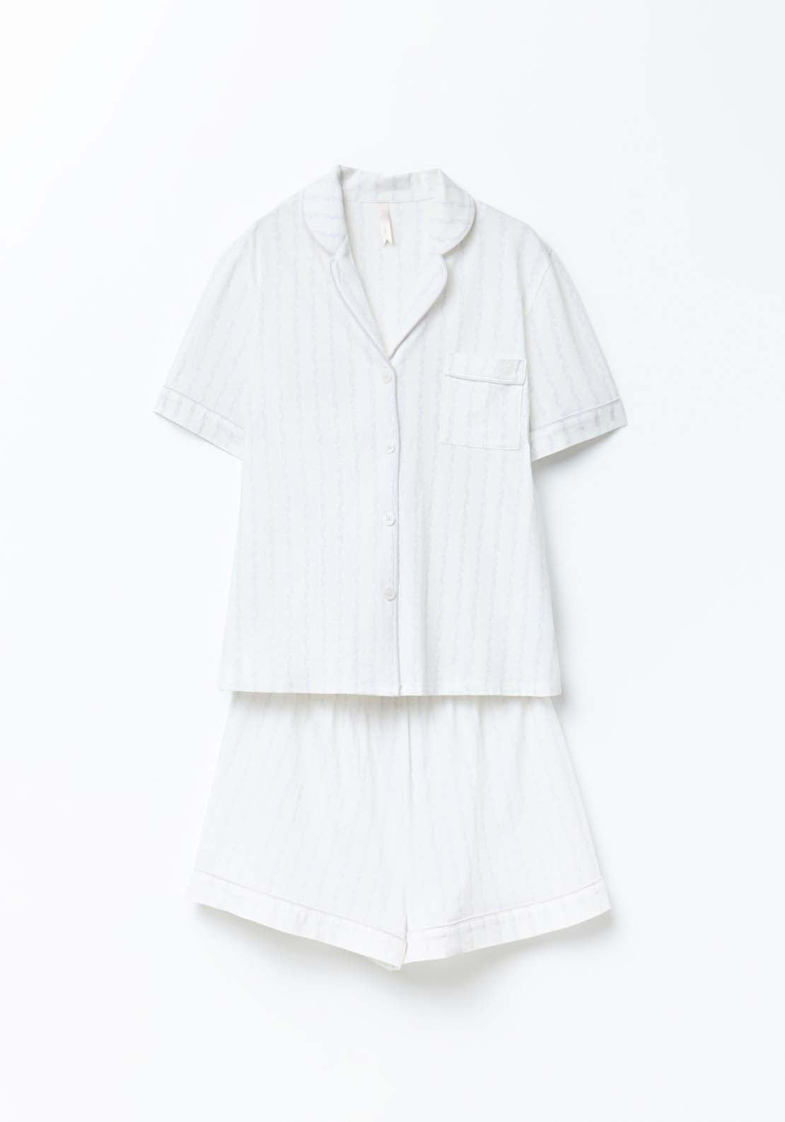 Sfera Stripes And Bouquets Pyjamas - Lilac 6 Shaws Department Stores