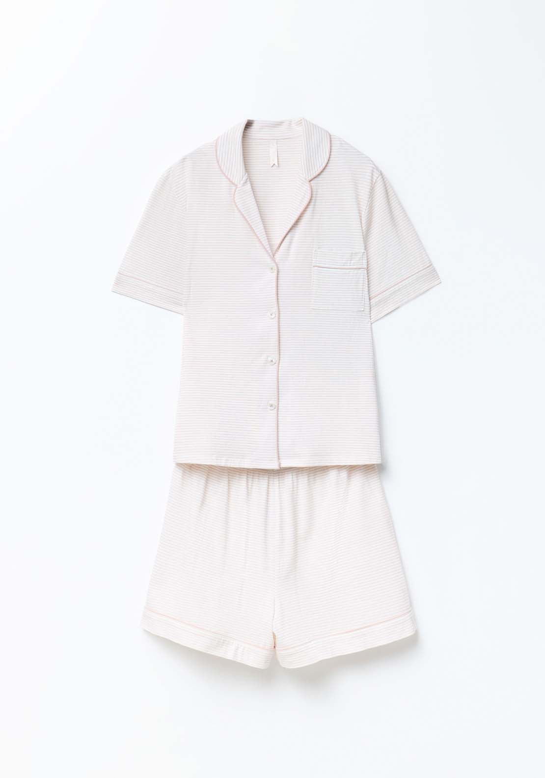 Sfera Horizontal Stripe Pyjamas - Pink 4 Shaws Department Stores