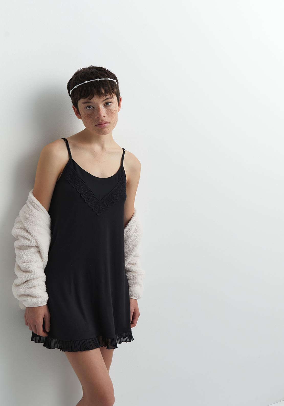 Sfera Plain polar fleece jacket - Bone 3 Shaws Department Stores