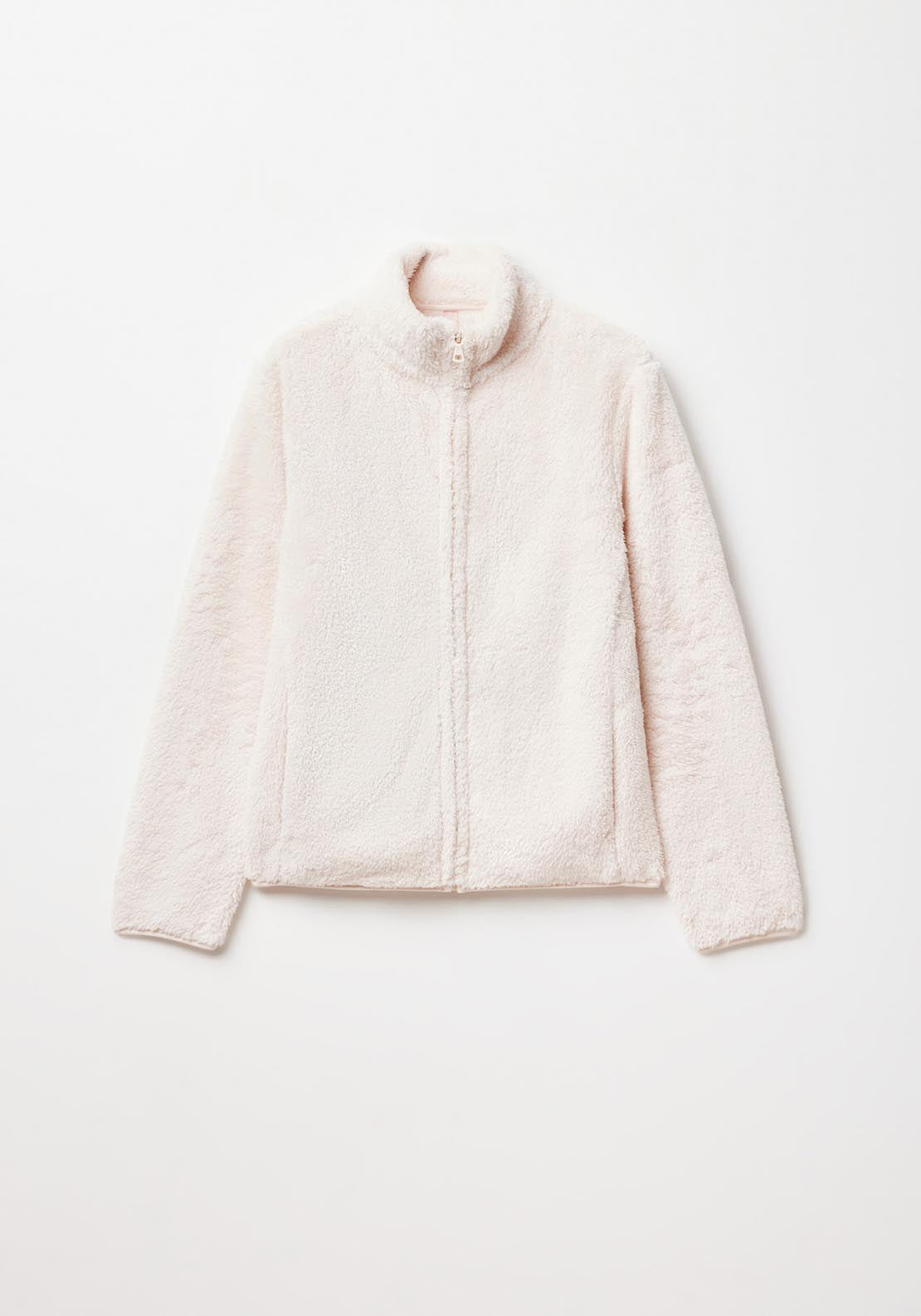 Sfera Plain polar fleece jacket - Bone 8 Shaws Department Stores