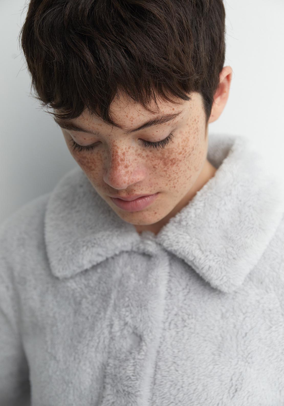 Sfera Plain polar fleece jacket - Grey 2 Shaws Department Stores