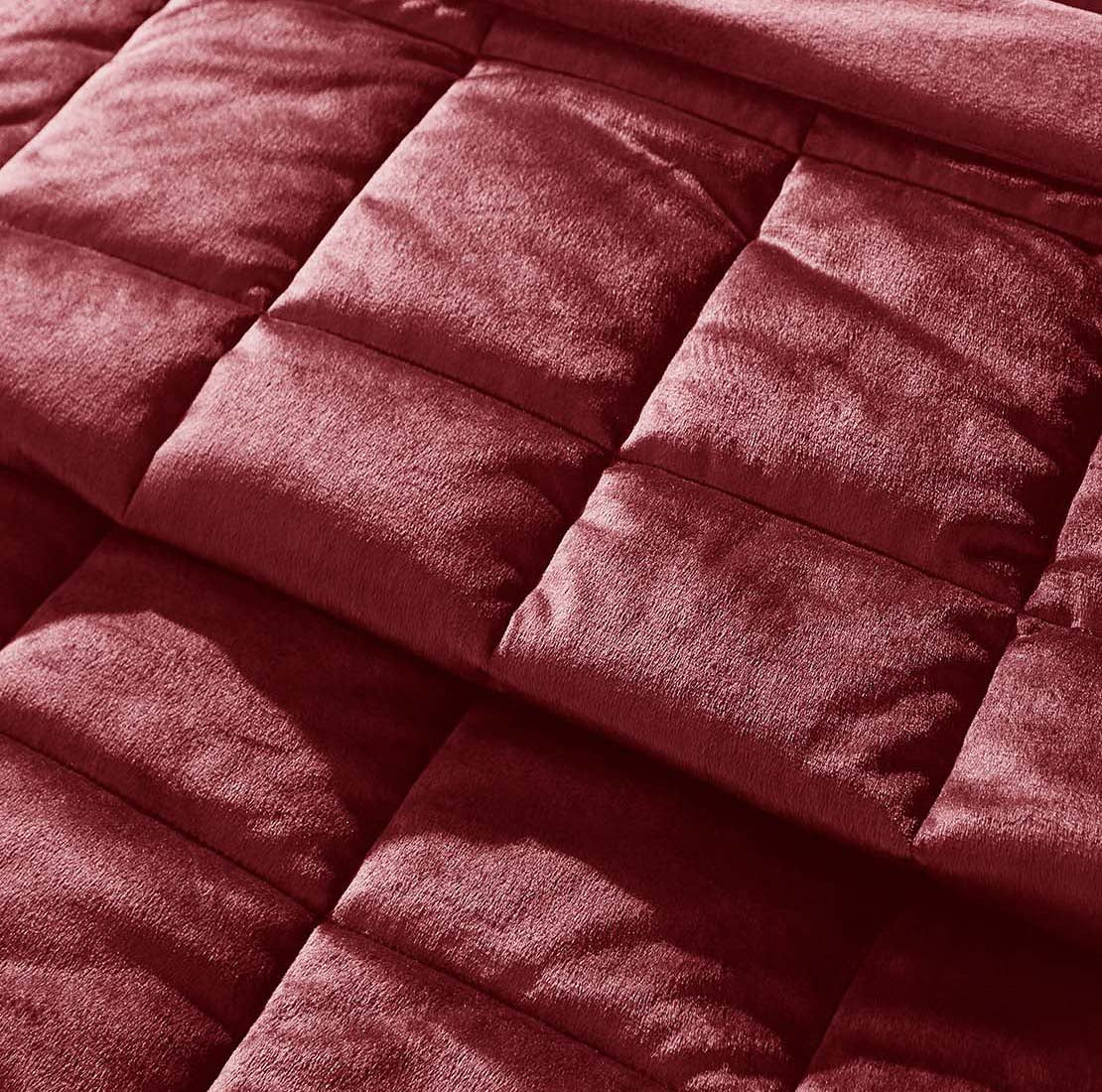 Catherine Lansfield Kingsley Matt Velvet Bedspread 2 Shaws Department Stores