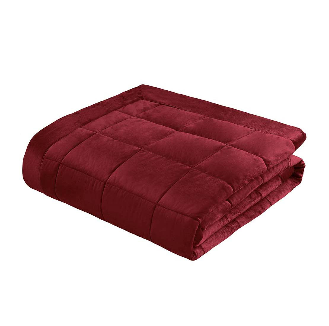 Catherine Lansfield Kingsley Matt Velvet Bedspread 4 Shaws Department Stores