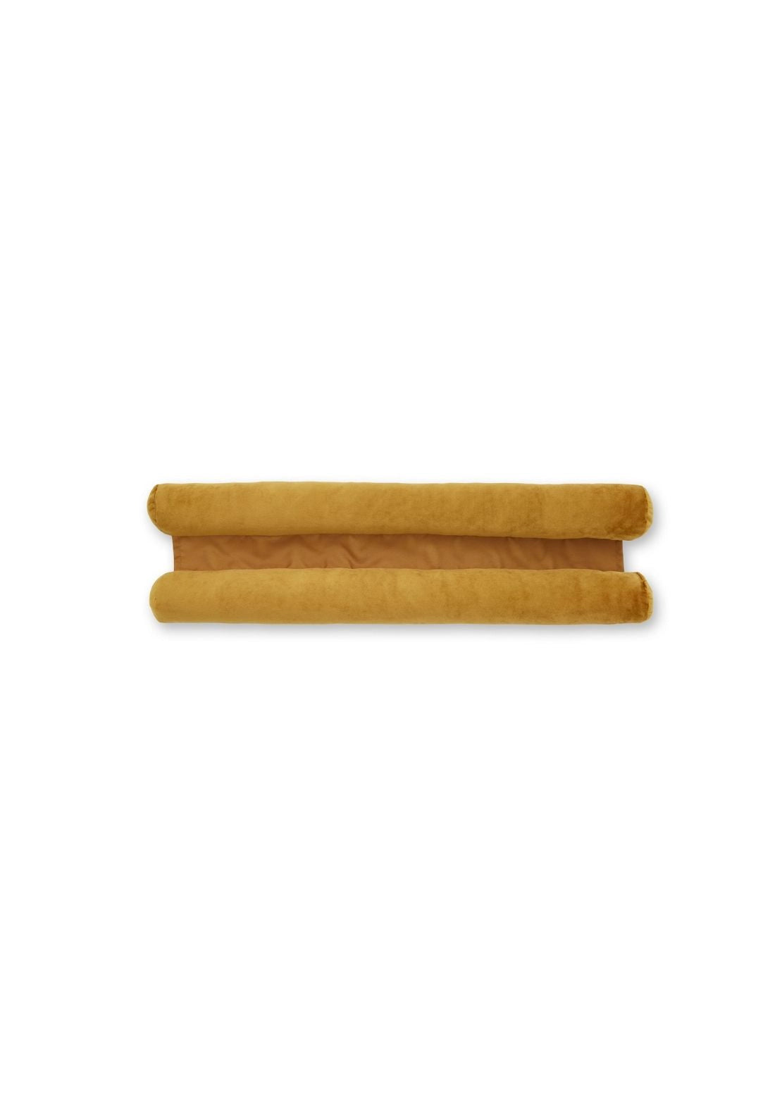 Kingsley Matt Velvet Double Sided Draught Excluder - Yellow